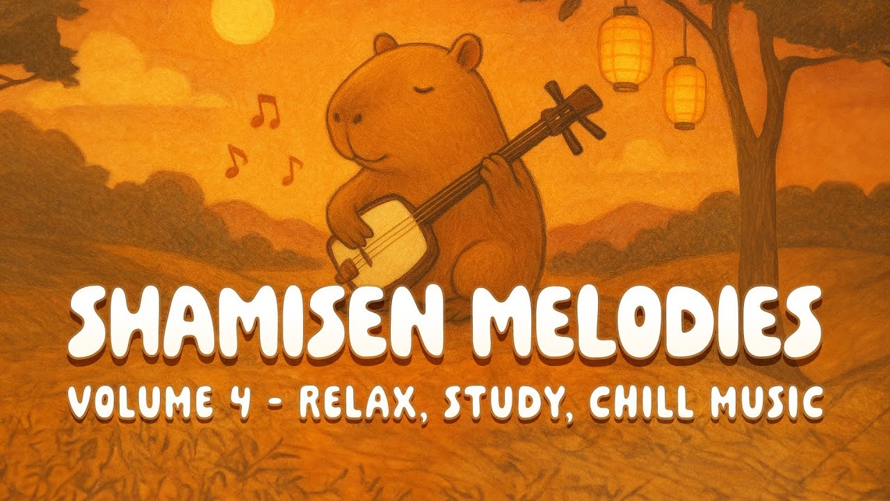 Shamisen Melodies Ambient Music Vol.4 – CapyFi 🎐🌸 [1 Hour]