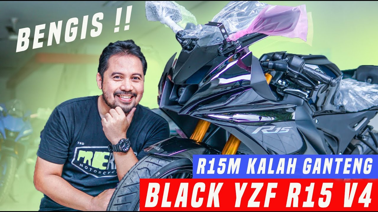 EDIAN SANGAR PUOLLL !! 😱 REVIEW R15 V4 BLACK GLOSSY 2022 🔥 | AURA MISTERIUS ‼️