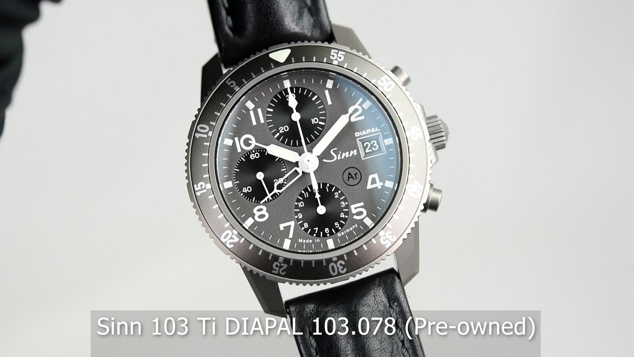 Sinn 103 Ti DIAPAL 103.078 (Pre-owned)