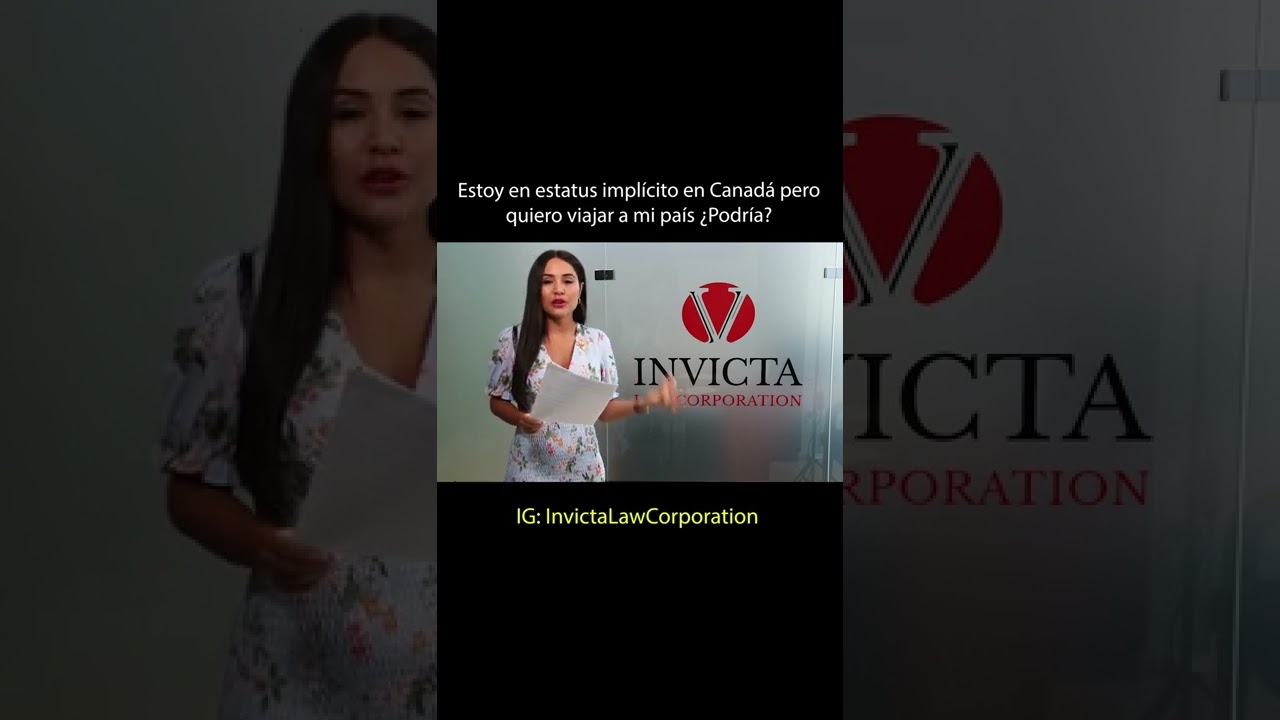 Estatus Implícito y Viajar - Canadá