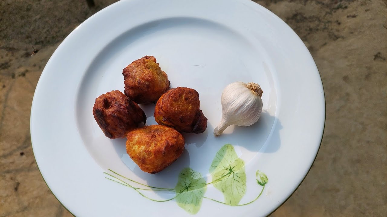 হেব্বি জোশের রশুনের পাকোড়া রেসিপি । Rosuner (Garlic) Pakora Recipe