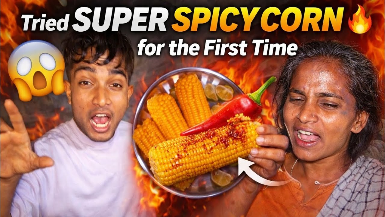 TRIED SUPER SPICY CORN FRO THE FIRST TIME VLOG 😋 ll VLOG ll NAITIKVLOG 