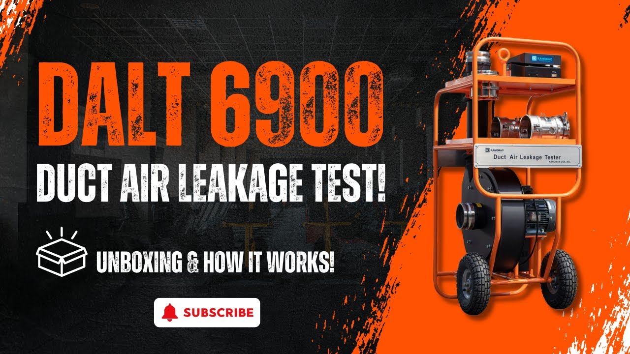 DALT 6900 Duct Air Leakage Tester - Unboxing & Full Setup Guide | Step-by-Step Demo 💨🔧
