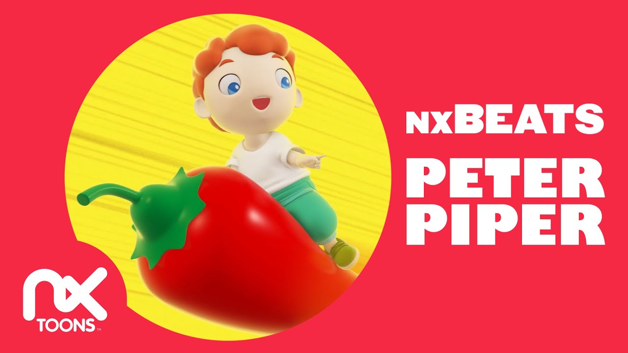 Peter Piper Picked a Peck of Pickled Peppers | Sing Along Song with Lyrics|nxBEATS Video for Kids