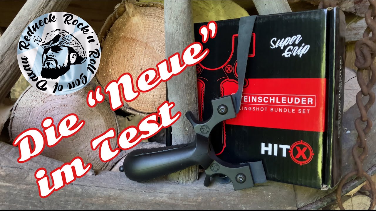 Zwille schießen für Anfänger und Profis, die neue supergrip von HITX im Test