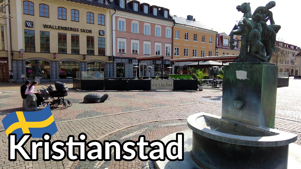 Sweden, walking tour of Kristianstad, the city that used to be a fortress