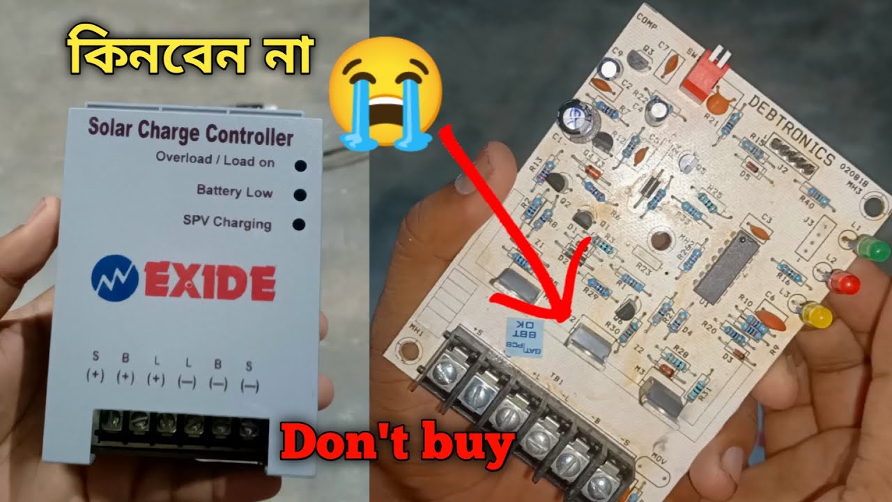 What inside EXIDE Solar Charge Controller | Exide solar charge controller Terar down | TechStar Dip