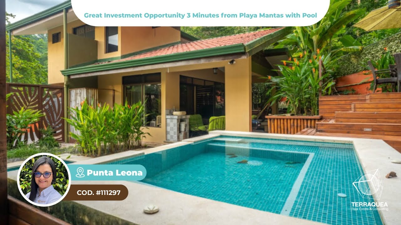 Great Investment Opportunity - House for Sale in Punta Leona, 3 Minutes from Playa Mantas 🌊🏡