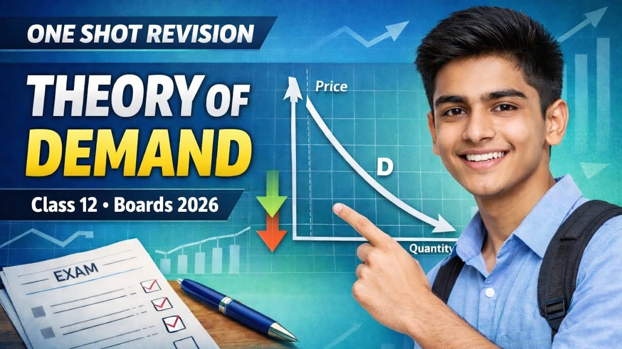 “Theory of Demand One Shot Revision 🔥 | Class 12 Economics | Boards 2026”