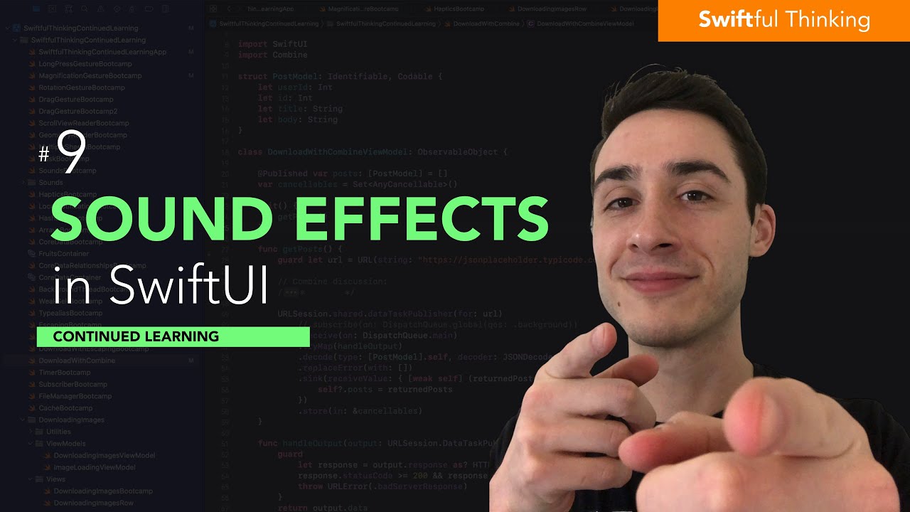 How to add sound effects to Xcode project | Continued Learning #9