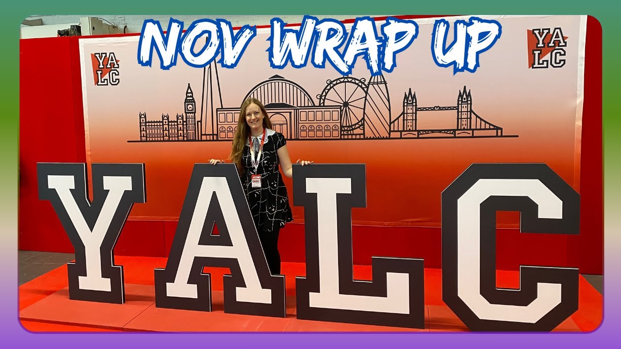 YALC 2023 author experience vlog & my NOV books