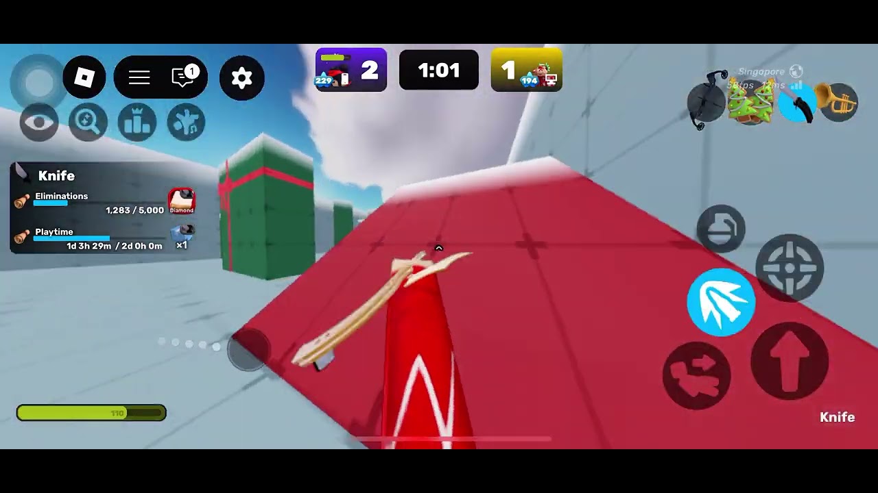1v1ing a subscriber (pt 2) (knife)