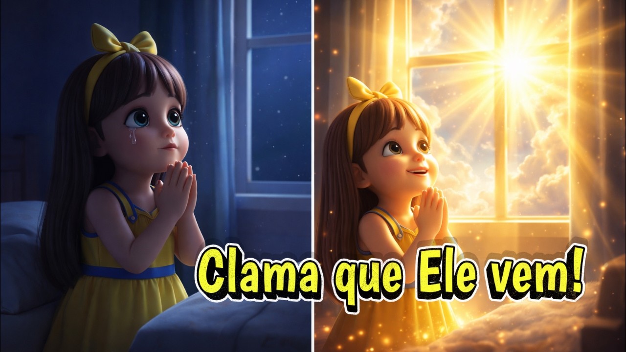 Clama que Ele Vem 🙏 | Os Pequeninos | Música Infantil Gospel Animada