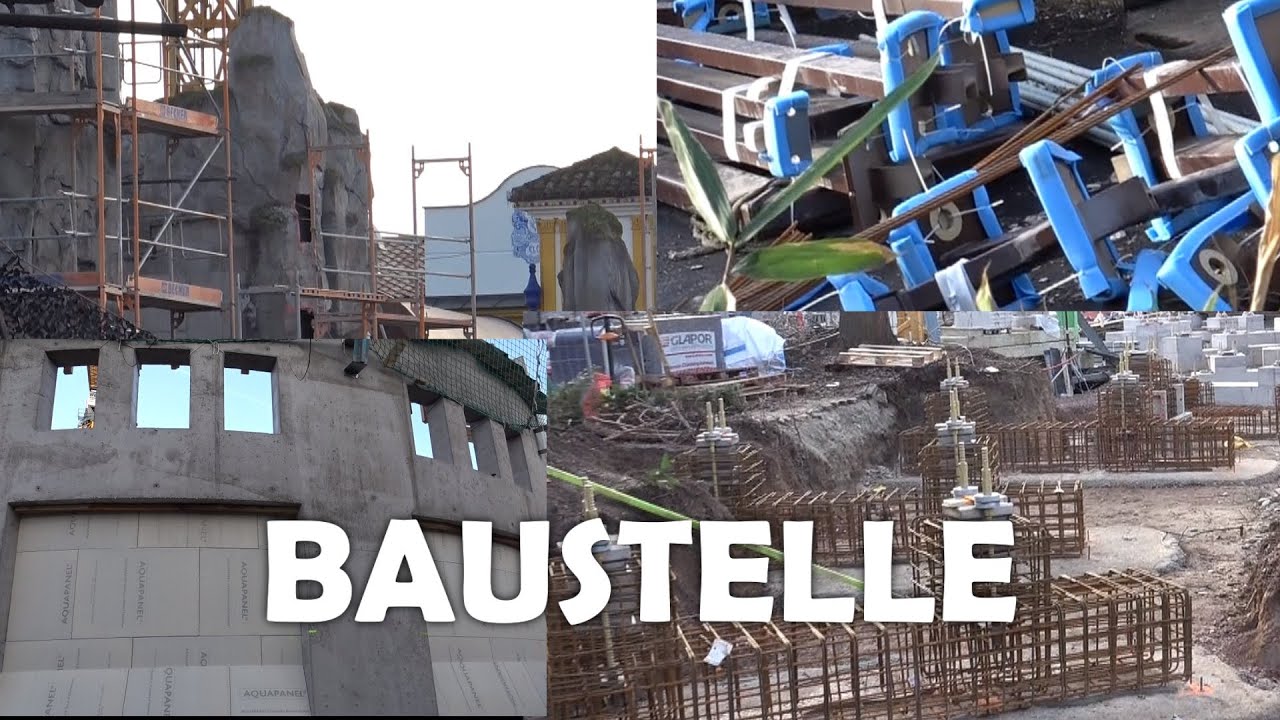 Zauberschlucht der Diamanten Baustelle vom 30.12.2023 - NEU 2024 im EUROPA-PARK!