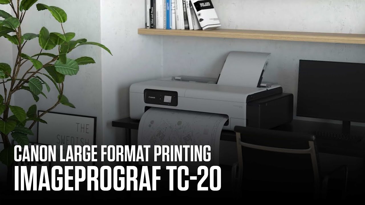 Canon imagePROGRAF TC-20 – Entry model large format printer