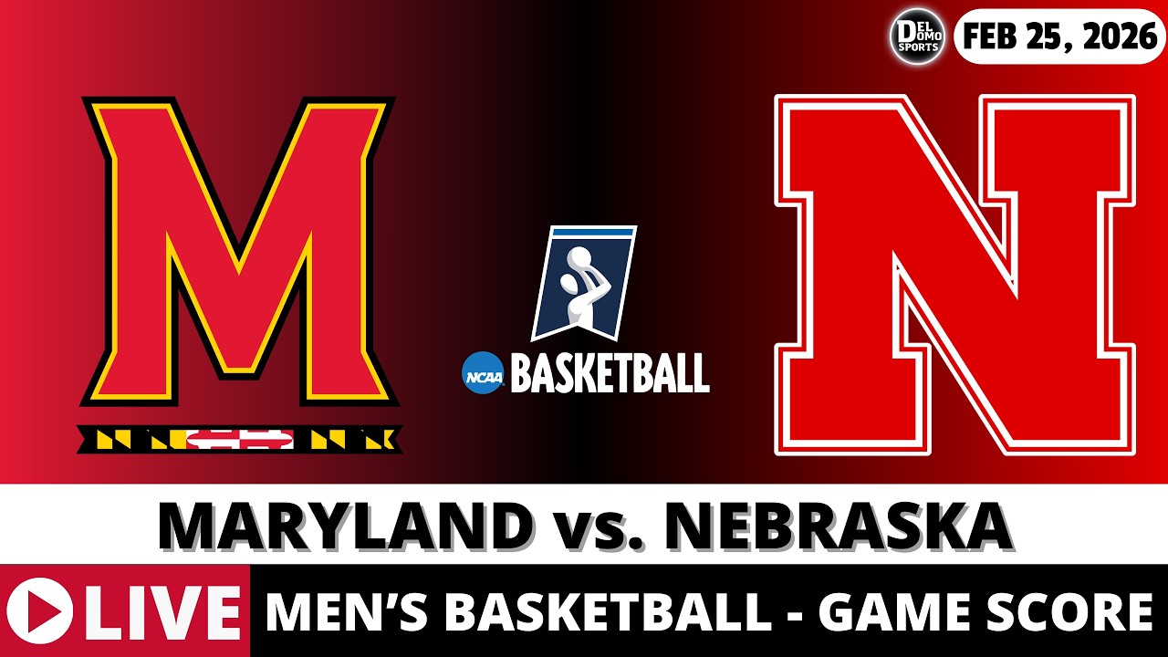 MARYLAND VS NEBRASKA 🏀 NCAAM Basketball Game Score Radio Play-by-Play