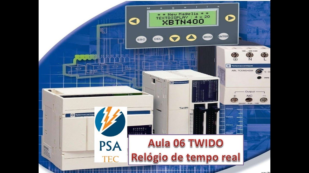 PLC TWIDO # aula 5 Relógio de tempo real RTC