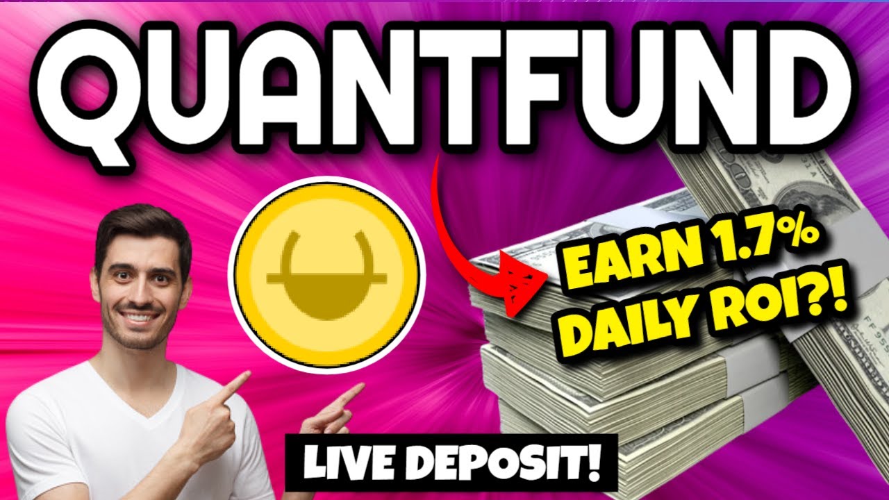 QUANTFUND Update!! (LIVE DEPOSIT!) | Earn 1.7% DAILY ROI!! | New AI Trading Bot Platform Quant Fund!