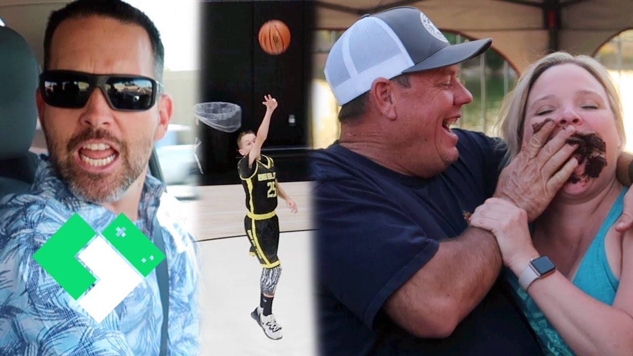 Intense Basketball, 17 Year Old Clintus, Adult Birthday Party! | Clintus.tv