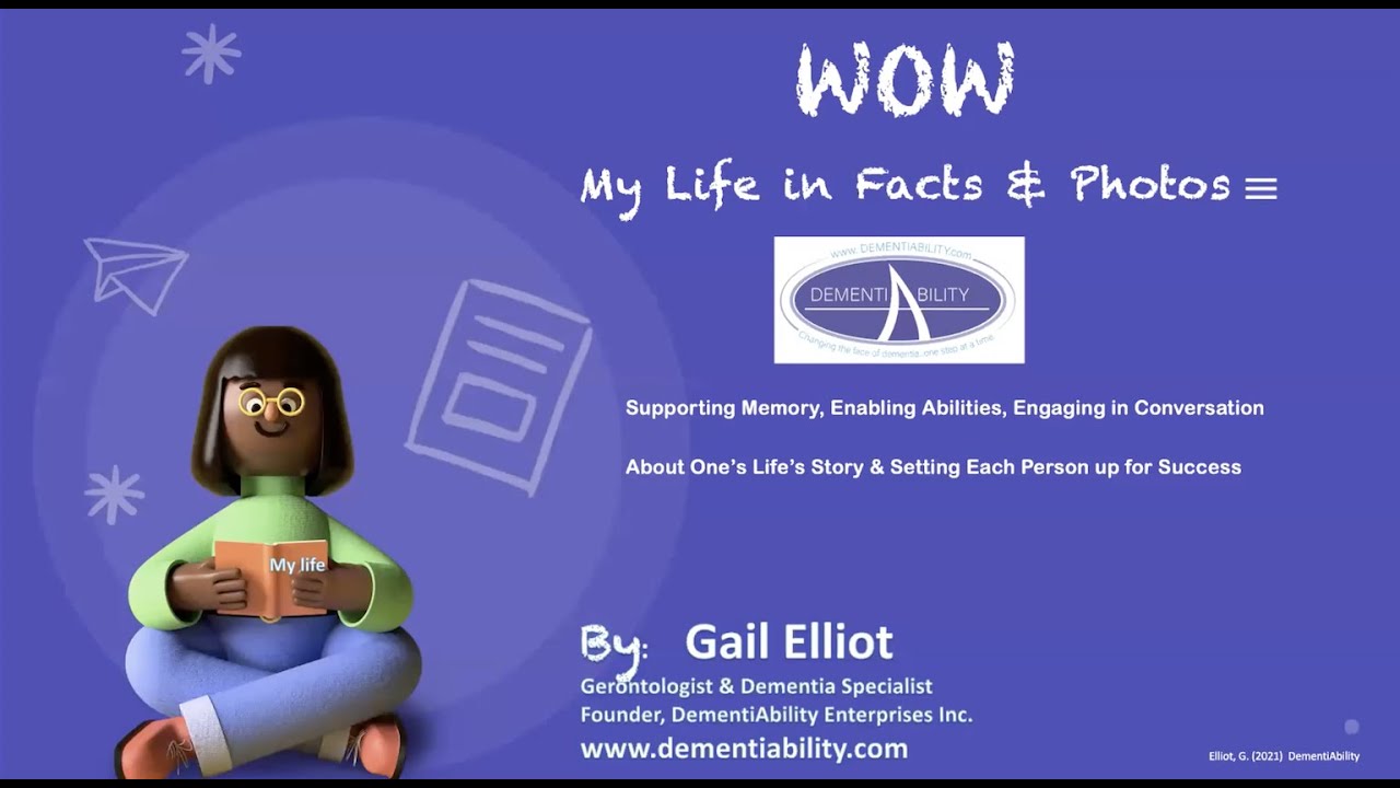 WOW My life in Facts and Photos - How To Make a Memory Book for Someone with Dementia