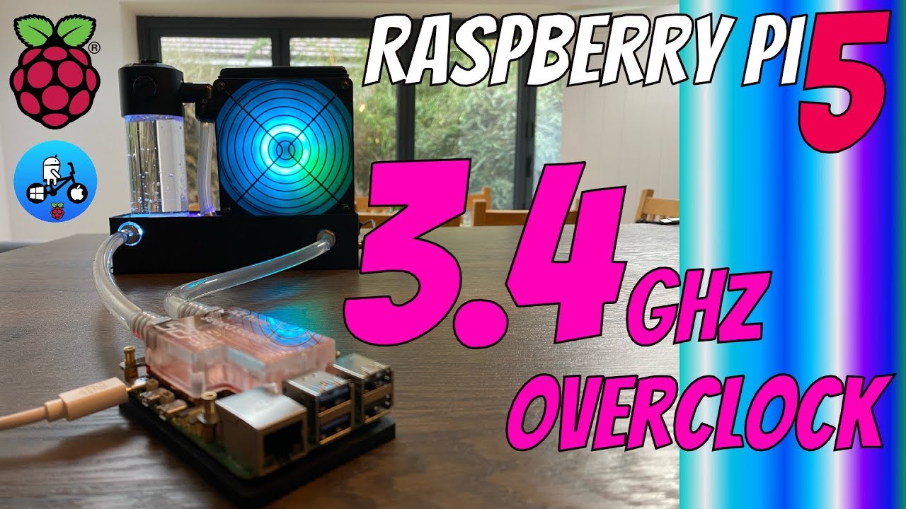Тест разгона до 3,4 ГГц. Raspberry Pi 5