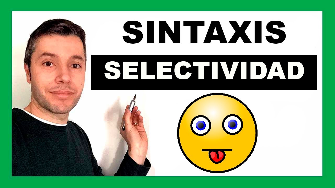 SINTAXIS PAU 2024 El análisis que da la máxima puntuación Selectividad