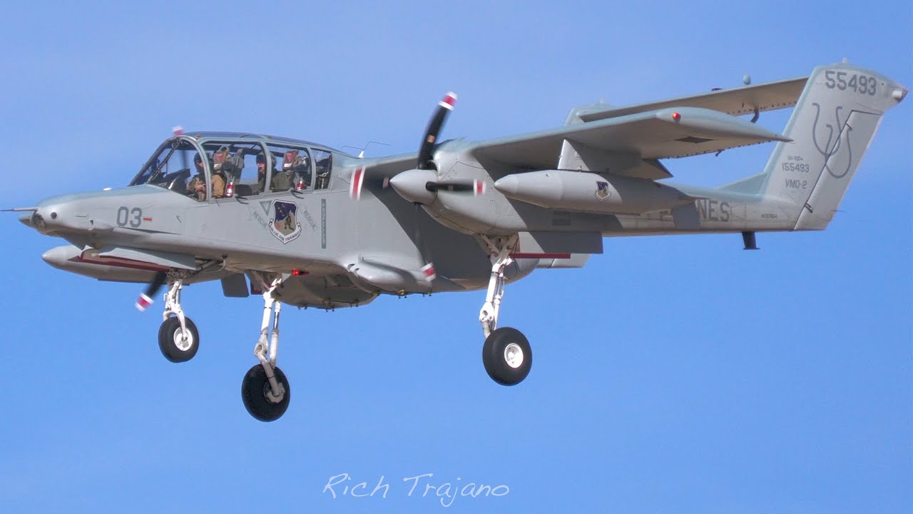 OV-10 Bronco recovery at North Las Vegas Airport