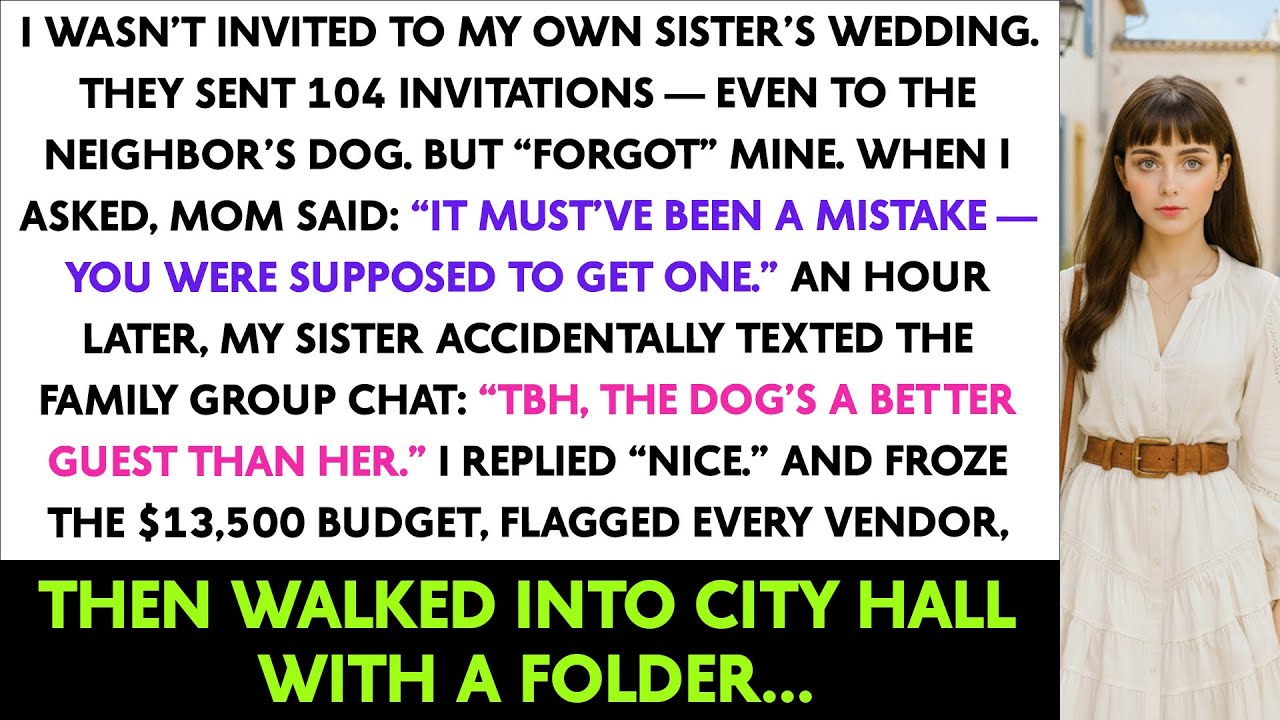 I Wasn’t Invited To My Own Sister’s Wedding. They Sent 104 Invitations — Even To The Neighbor’s Dog.