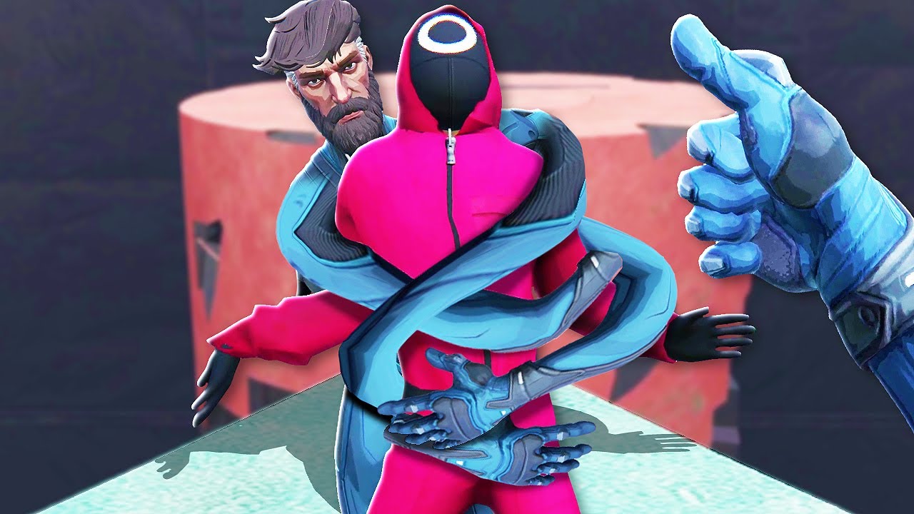 Mr Fantastic CHOKES Squid Game Guards (Bonelab VR Mods)