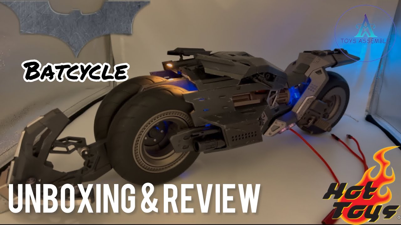 Ep.42🔥Hot Toys MMS704 The Flash – Batcycle 1/6 Scale Collectible Figure
