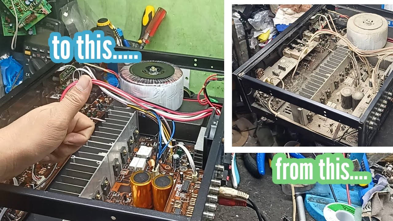 From start to finish  || amplifier repair and restoration