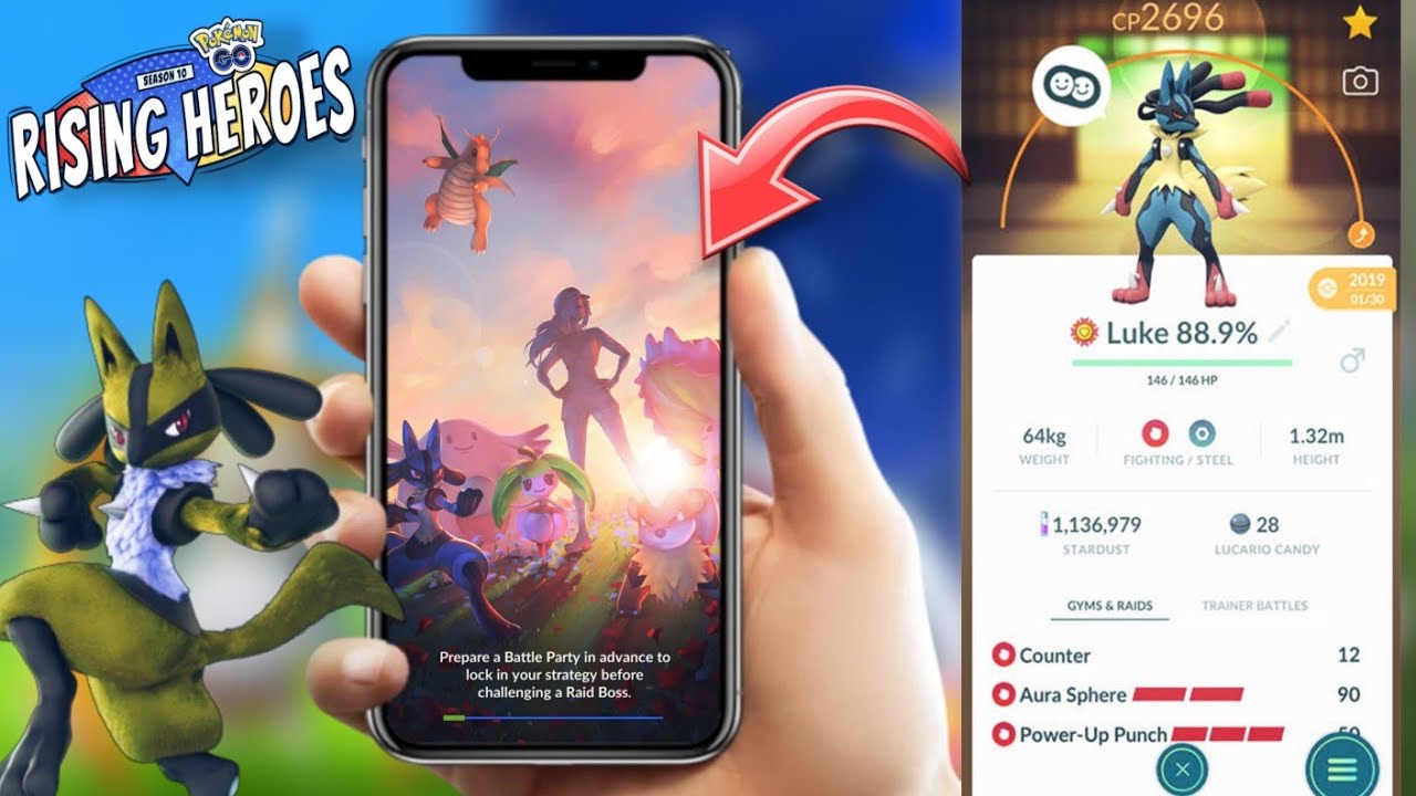 Mega Lucario Raid In Pokemon Go 2023 | Mega Garchomp Raid In Pokemon Go 2023