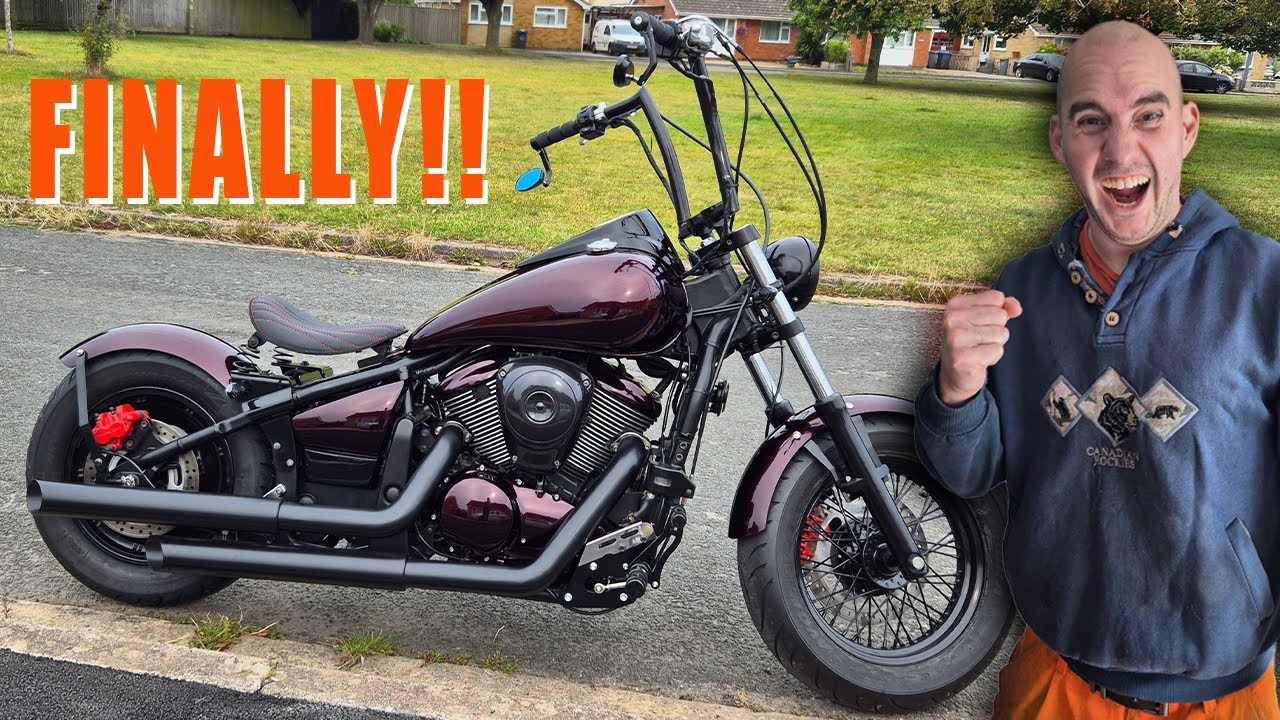 Finishing Kawasaki VN900 Upgrading Fenders, Solo Seat & Final Touches