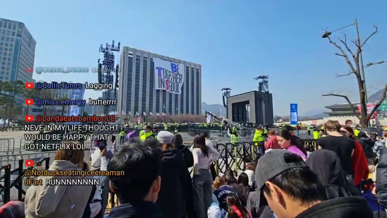 going to BTS concert - day18 in korea