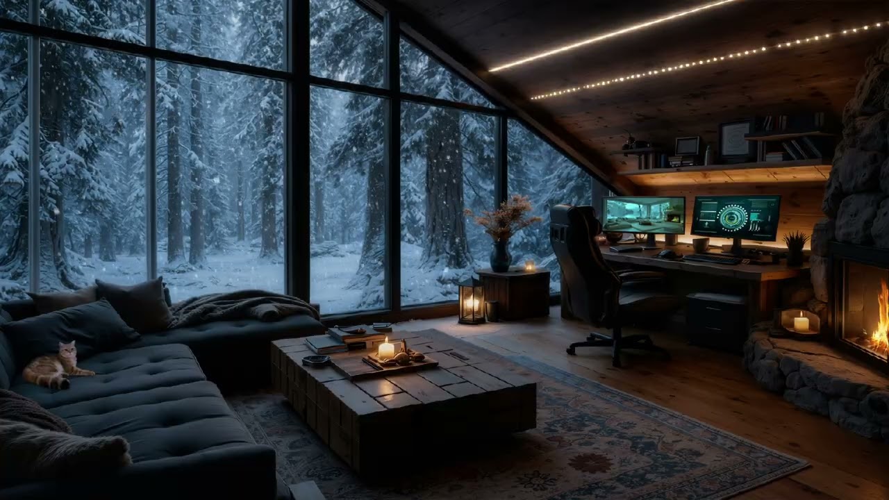 Chill Lofi Work Vibes | Deep Focus Music for Winter Productivity & Study Sessions