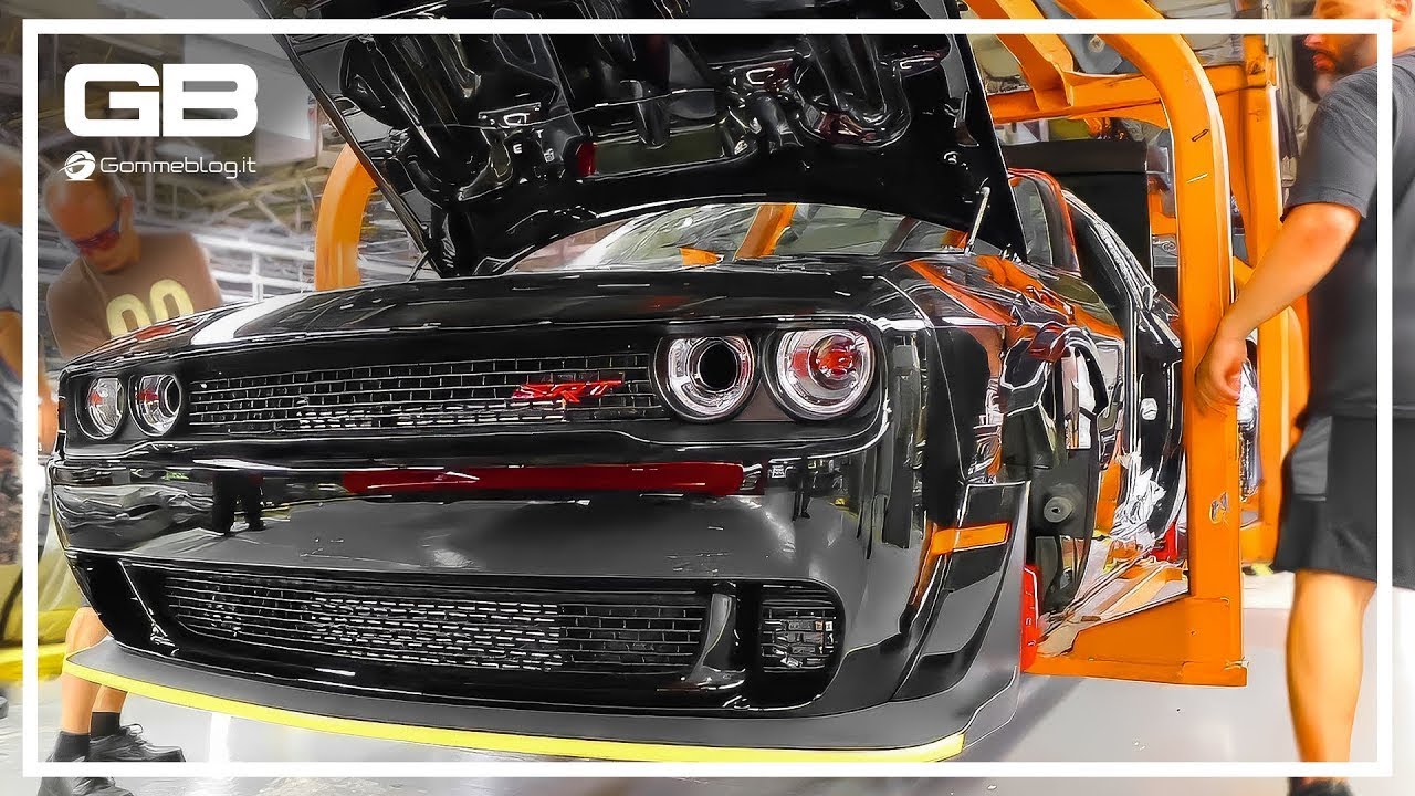 Внутри АВТОЗАВОДА создается мощный DODGE CHALLENGER — производственная линия