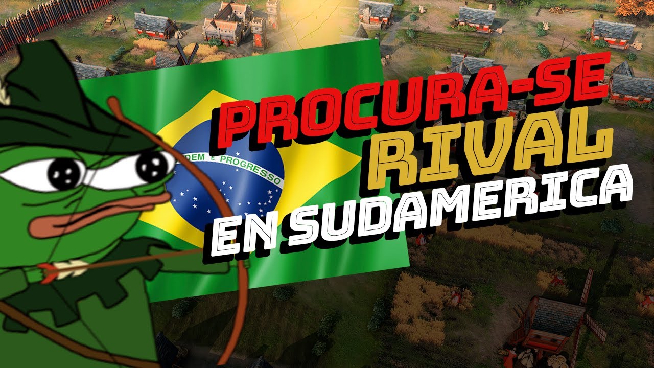 GANHAMOS DO Nº1 DA AMÉRICA DO SUL | AGE OF EMPIRES 4