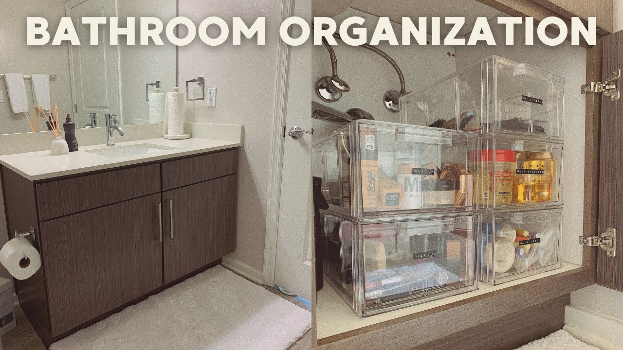 ORGANIZE WITH ME | Bathroom Organization/ Transformation Vlog