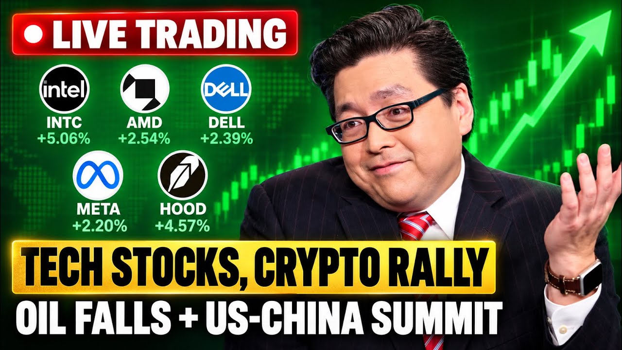 Tech Stocks and Crypto Huge Rally 🚨 Oil Prices Fall | Live Trading Stock Market Today $MU $SNDK $QQQ