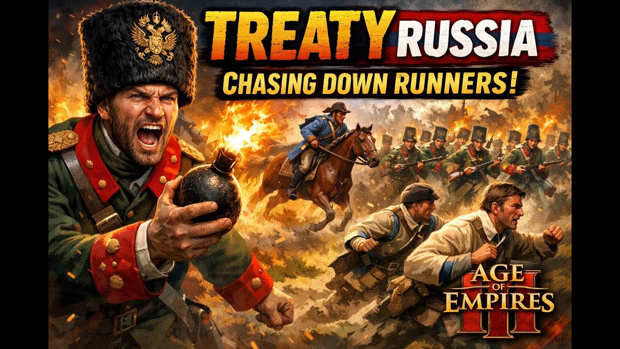 Age of Empires III Chasing Running Russia with Russia