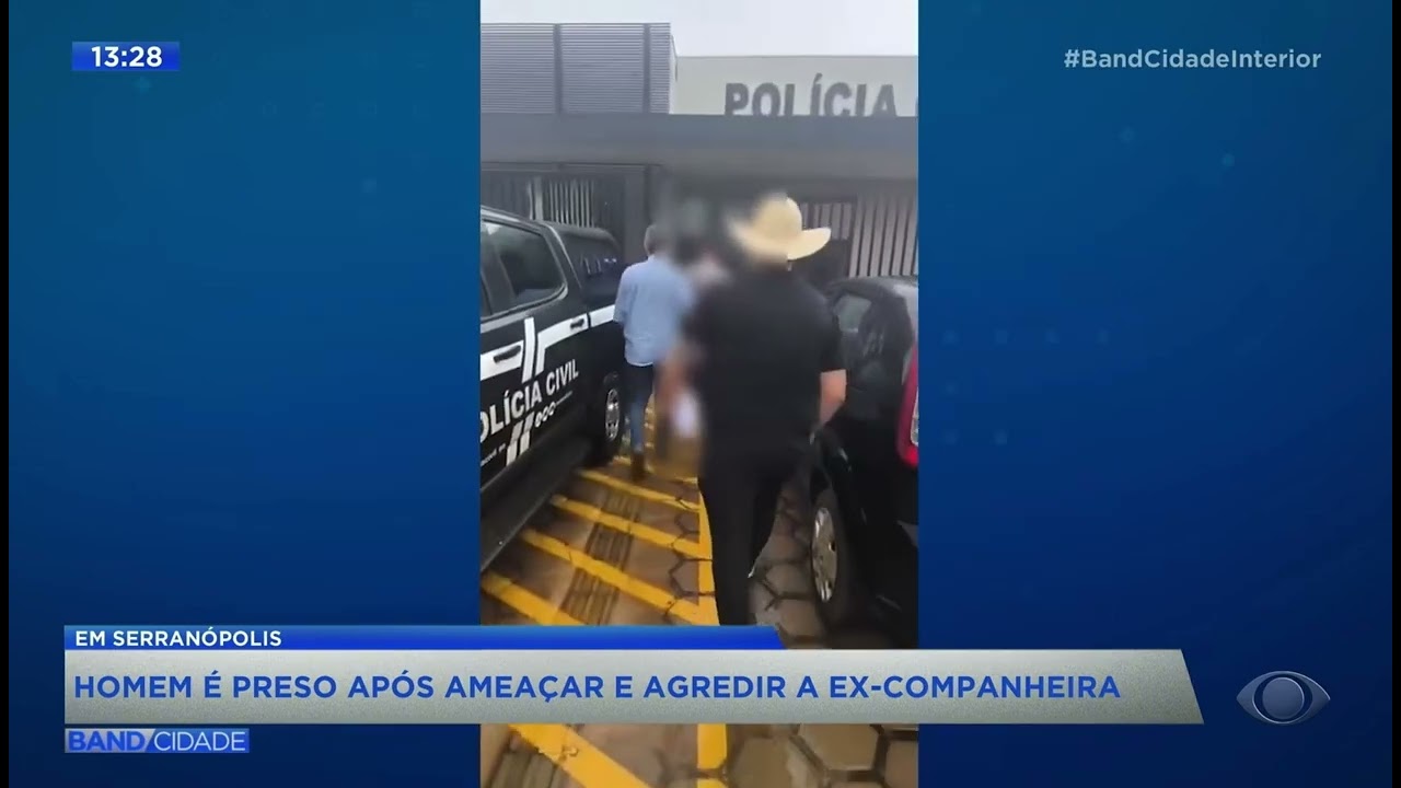EM SERRANÓPOLIS, HOMEM É PRESO APÓS AMEAÇAR E AGREDIR AEX-COMPANHEIRA