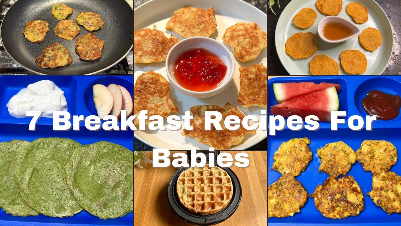 7 QUICK & EASY Breakfast Recipes For Babies (6+ Months-5 Years)