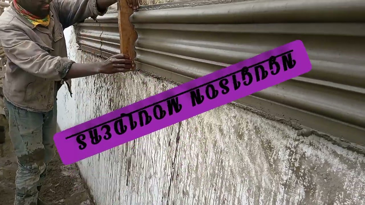 cement moulding in house decorations