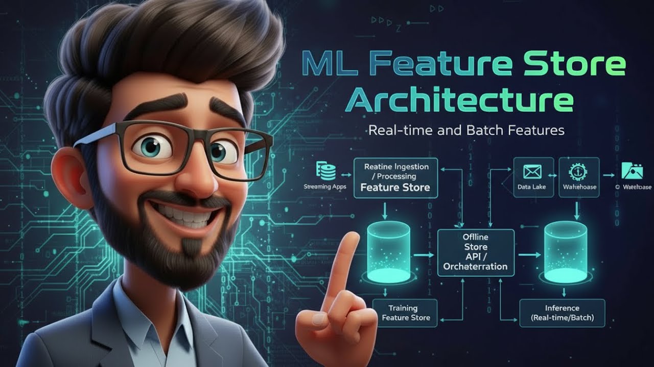 ML Feature Store Architecture Real time and Batch Features