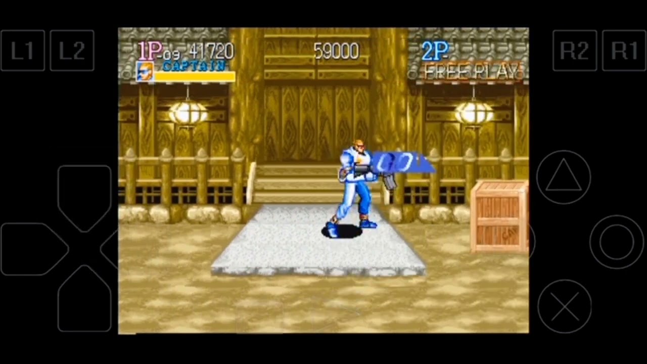 Captain Commando PS1 (Cheat) || ePSxe Android, Stage 1-3
