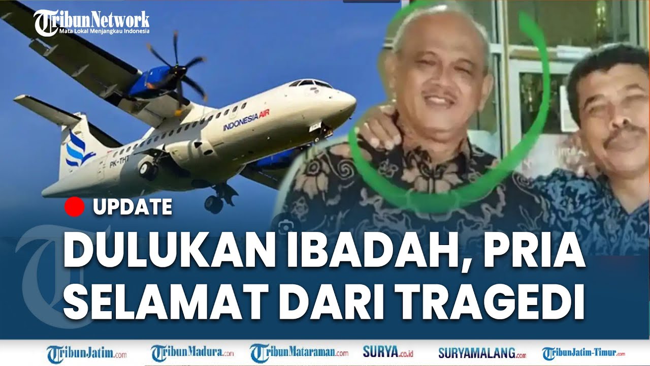 🔴SATU PENUMPANG LOLOS DARI PESAWAT JATUH ATR 42-500, Prioritaskan Pelayanan di Gereja