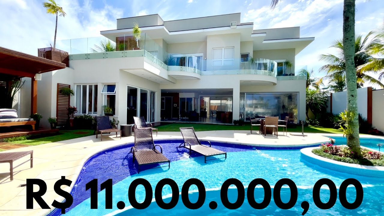 MEGA MANSÃO INTELIGENTE À VENDA NO JARDIM ACAPULCO EM GUARUJÁ POR R$ 11.000.000,00