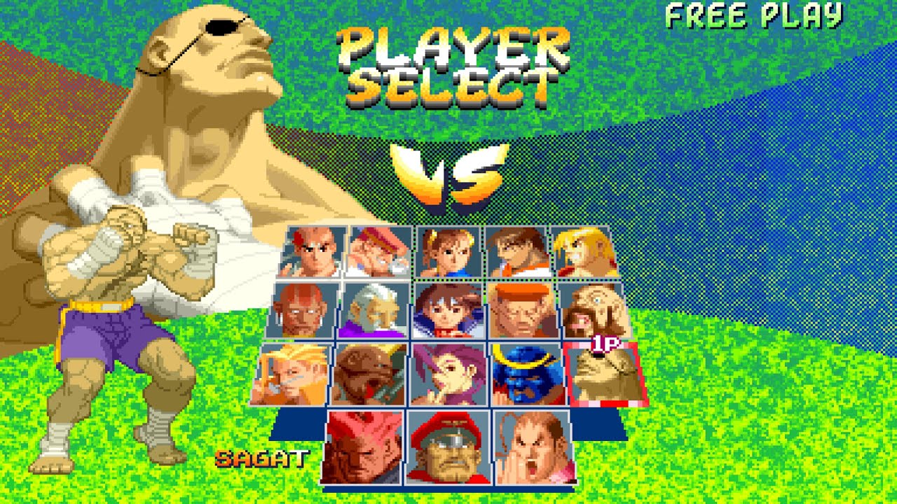 Street Fighter Alpha 2 - Sagat Arcade Mode