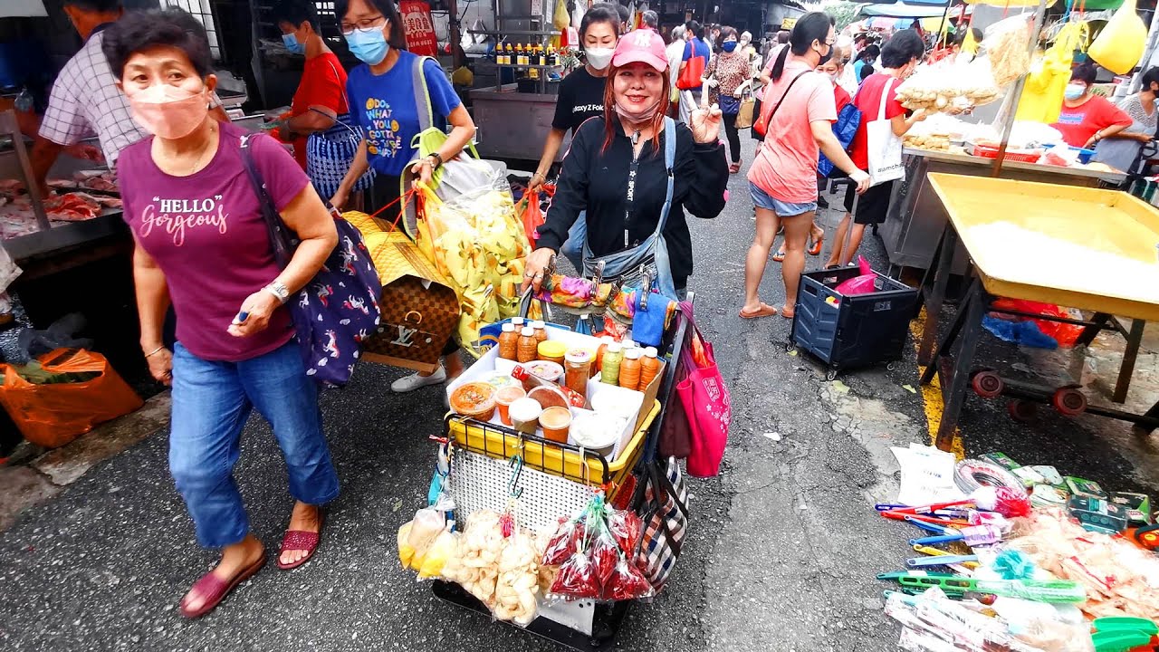 PASAR PAGI Taman Muda Ampang | Malaysia Morning Market STREET FOOD & TAI ZI MINI EGG TART 太子挞@太子园为食街