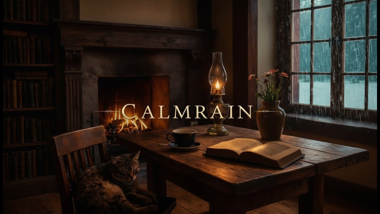 Rain Sounds for Overthinking with Acoustic Guitar | Calm Mind